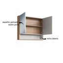 Ver imagem 5 de Armário Espelheira para Banheiro Helena com 2 Portas e 1 Nicho