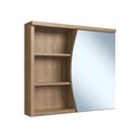 Ver imagem 3 de Armário Espelheira para Banheiro Laura com 1 Porta e 2 Prateleiras
