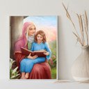 Ver imagem 2 de Quadro Decorativo Santa ana 45x34cm - com Vidro:madeira Preta