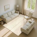 Ver imagem 2 de Tapete 200x250 Movimentos Ortagonais Snow Tapete São Carlos