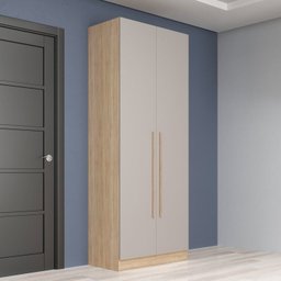 Dormitório Modulado 5 Peças 2 Guarda Roupas 1 Mesa de Cabeceira e 2 Modulos San Diego - 3