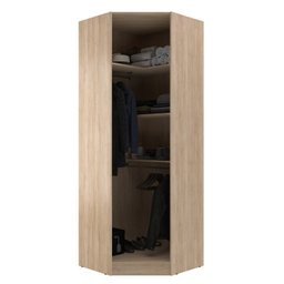 Dormitório Modulado 5 Peças 2 Guarda Roupas 1 Mesa de Cabeceira e 2 Modulos San Diego - 6