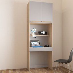 Dormitório Modulado 5 Peças 2 Guarda Roupas 1 Mesa de Cabeceira e 2 Modulos San Diego - 11