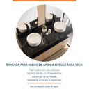 Ver imagem 5 de Bancada em Porcelanato 120cm Ripy para Cuba de Apoio Yescasa Preto/Black