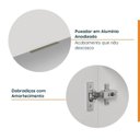 Ver mais imagens de Cozinha Planejada 4 Peças com Tampo 2 Aéreos e 2 Balcões Ipanema CabeCasa MadeiraOriginals Branco