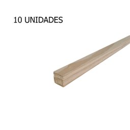 10 Ripas Sarrafos 3x3x70 Cm Madeira de Pinus Artesanato - 2