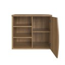 Ver imagem 2 de Gabinete de Banheiro Suspenso 70cm Laura com 1 Porta e 2 Prateleira sem Cuba