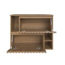 Ver imagem 5 de Gabinete de Banheiro Suspenso 75cm Luiza com 2 Portas Basculante sem Cuba Marrom/Mel