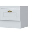 Ver imagem 4 de Gabinete P/ Pia Cozinha Balcão Americana C/ 2 Portas e 3 Gavetas S/tampo 120cm Branco - Henn