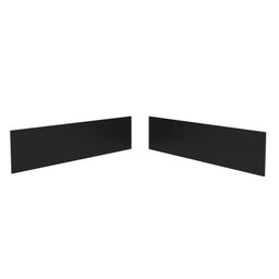 Painel Divisor de Mesa 110cm Tecnomobili Preto - Me4183 - 5