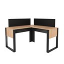 Ver imagem 6 de Painel Divisor de Mesa 110cm Tecnomobili Preto - Me4183