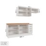 Cozinha Modulada 4 Peças com Tampo 2 Aéreos e 2 Balcões Ipanema CabeCasa MadeiraOriginals - 5