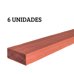 6 Ripas Sarrafos Eucalipto 2x5x30cm Aplainado Artesanato - 2