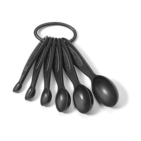 Cuisinart Conjunto de 6 Colheres Medidoras em Aço Inoxidável (preto)