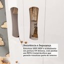 Ver mais imagens de Guarda-Roupas Bebê 3 Portas com Janela e 3 Gavetas 100% MDF Lana Espresso Móveis Amêndoa/Branco