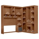 Ver mais imagens de Guarda-roupa Casal Modulado Lugano com Espelho