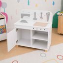Ver mais imagens de Bancada de Ferramentas Oficina Infantil Kit Livro Educativo em Madeira - Cinza