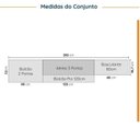 Ver imagem 3 de Cozinha Modulada 4 Peças com Tampo 2 Aéreos e 2 Balcões Ipanema CabeCasa MadeiraOriginals Verde