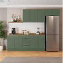 Ver imagem 2 de Cozinha Modulada 4 Peças com Tampo 2 Aéreos e 2 Balcões Ipanema CabeCasa MadeiraOriginals