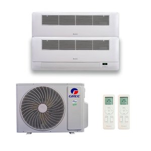Ar Condicionado Bi Split Gree Inverter G Max 24.000 Btus (1x Cassete 12.000 + 1x Cassete 18.000)