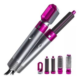 Escova Secadora Elétrica Cabelo Alisador 5x1 Modeladora - 1