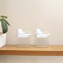 Ver imagem 7 de Kit com 2 Porta Sabão em Pó 1,1l com Copo Dosador e Travas - Oikos