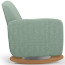 Ver imagem 6 de Poltrona de Amamentação com Balanço Orgânica Saori W01 Linho Verde Menta - Lyam Decor