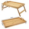 Bandeja Mesa Dobravel Notebook Bambu Apoio Cafe da Manha Cama Suporte Home Office Sofa Multiuso - 8