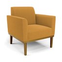 Ver mais imagens de Namoradeira e Poltrona Base Madeira Castanho Marisa Bouclê D03 - D'rossi