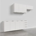 Ver imagem 6 de Cozinha Modulada 4 Peças sem Tampo 2 Aéreos e 2 Balcões 2 Portas Ipanema CabeCasa MadeiraOriginals