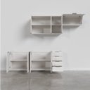 Ver mais imagens de Cozinha Modulada 4 Peças sem Tampo 2 Aéreos e 2 Balcões 2 Portas Ipanema CabeCasa MadeiraOriginals