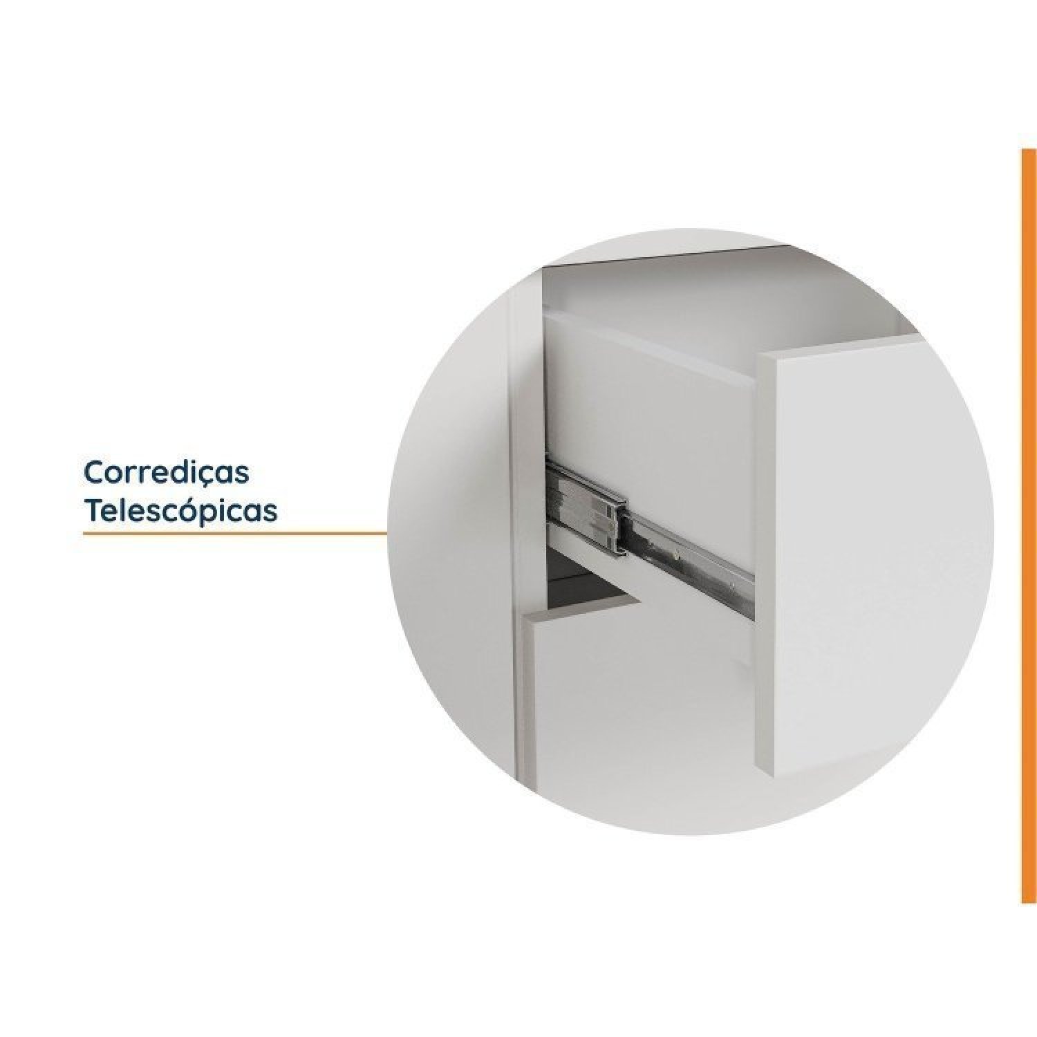 Cozinha Modulada 4 Peças sem Tampo 2 Aéreos e 2 Balcões 2 Portas Ipanema Cabecasa Madeiramadeira - 11