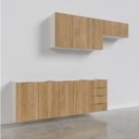 Ver imagem 6 de Cozinha Modulada 4 Peças sem Tampo 2 Aéreos e 2 Balcões 2 Portas Ipanema CabeCasa MadeiraOriginals