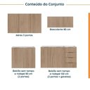 Ver imagem 3 de Cozinha Planejada 4 Peças sem Tampo 2 Aéreos e 2 Balcões 2 Portas Ipanema CabeCasa MadeiraOriginals m