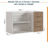 Cozinha Modulada 4 Peças sem Tampo 2 Aéreos e 2 Balcões 2 Portas Ipanema CabeCasa MadeiraOriginals - 14