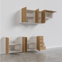 Ver imagem 7 de Cozinha Modulada 4 Peças sem Tampo 2 Aéreos e 2 Balcões 2 Portas Ipanema CabeCasa MadeiraOriginals