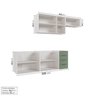 Cozinha Modulada 4 Peças sem Tampo 2 Aéreos e 2 Balcões 2 Portas Ipanema CabeCasa MadeiraOriginals - 5