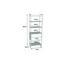 Ver imagem 3 de Modulo Closet Industrial com Gaveta Ferro Dourado Branco