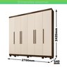 Guarda-Roupa Casal Atlanta 6 Portas 6 Gavetas - 4