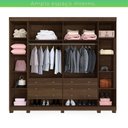 Ver imagem 2 de Guarda-Roupa Casal Atlanta 6 Portas 6 Gavetas