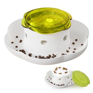 Comedouro Cao Cachorro Pet Gato Brinquedo Interativo Animal de Estimaçao Raçao Petisco Guloseima com