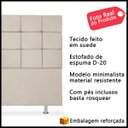 Ver imagem 2 de Cabeceira Estofada Cama Box Casal 140cm Julia Suede Bege