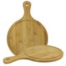 Tabua Redonda de Bambu para Frios e Petiscos - 4