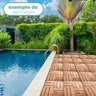 Kit 10 Unidades Decks de Madeira Modular 30x30 Cm Sacada e Varanda - 7