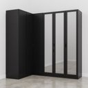 Ver imagem 6 de Guarda Roupa Modulado de Canto 3 Peças 6 Portas com 3 Portas Reflecta Hera CabeCasa MadeiraOriginals