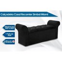 Ver imagem 3 de Recamier de Quarto Miami Suede Marrom Chocolate Simbal