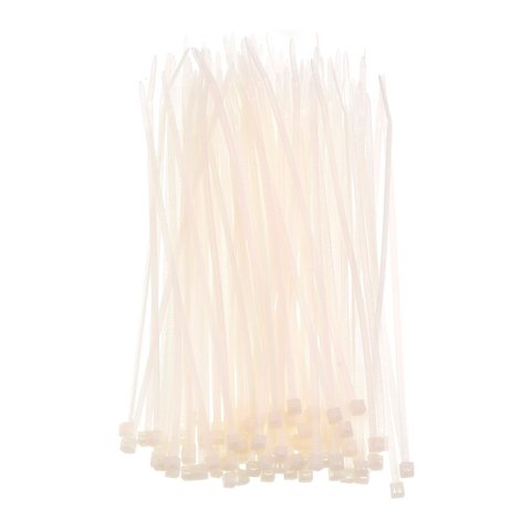 Abraçadeira de Nylon 2,5x140 mm Branco 100 Unidades Bemfixa