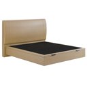 Ver imagem 1 de Cama Queen Baú Flutuante com Cabeceira 160cm Spazio S04 Couríssimo Bege - Lyam Decor