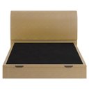 Ver imagem 3 de Cama Queen Baú Flutuante com Cabeceira 160cm Spazio S04 Couríssimo Bege - Lyam Decor