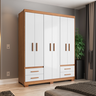 Guarda-Roupa Casal 6 Portas 4 Gavetas Primacy - 1